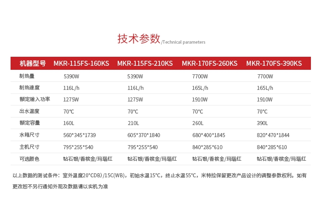 名流系列空气能热水器160L